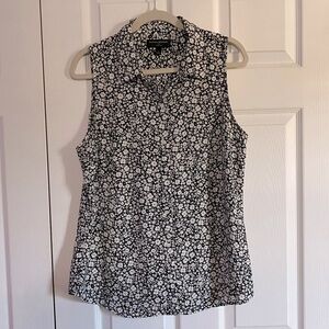 Banana Republic Black and White Sleeveless